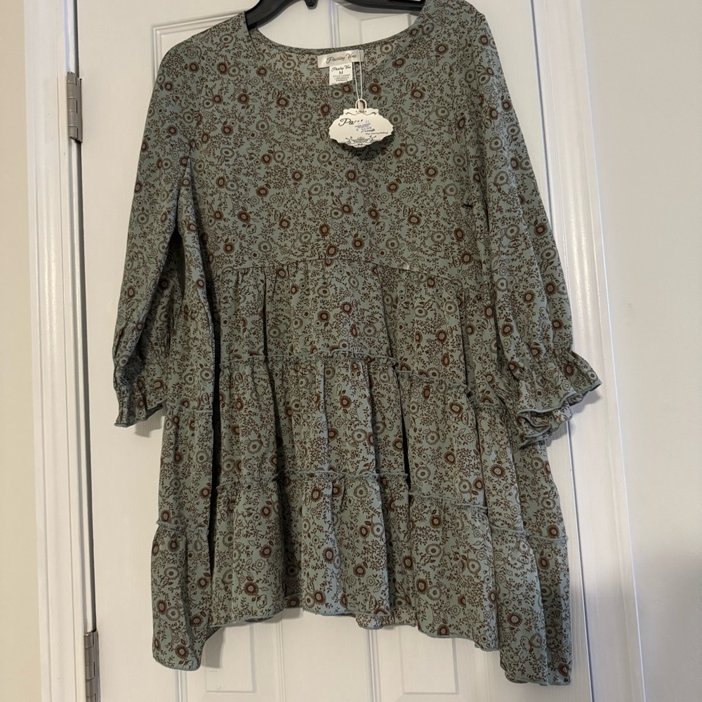 Paisley Vine Floral Dress